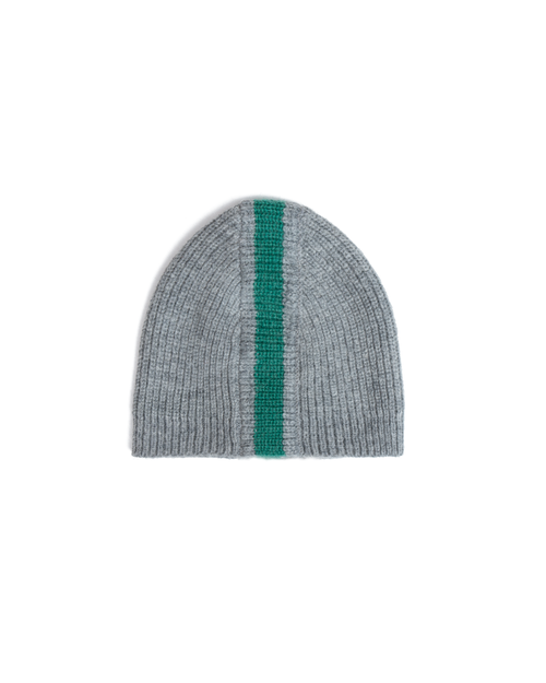 FAUX, knit skully (grey/green)