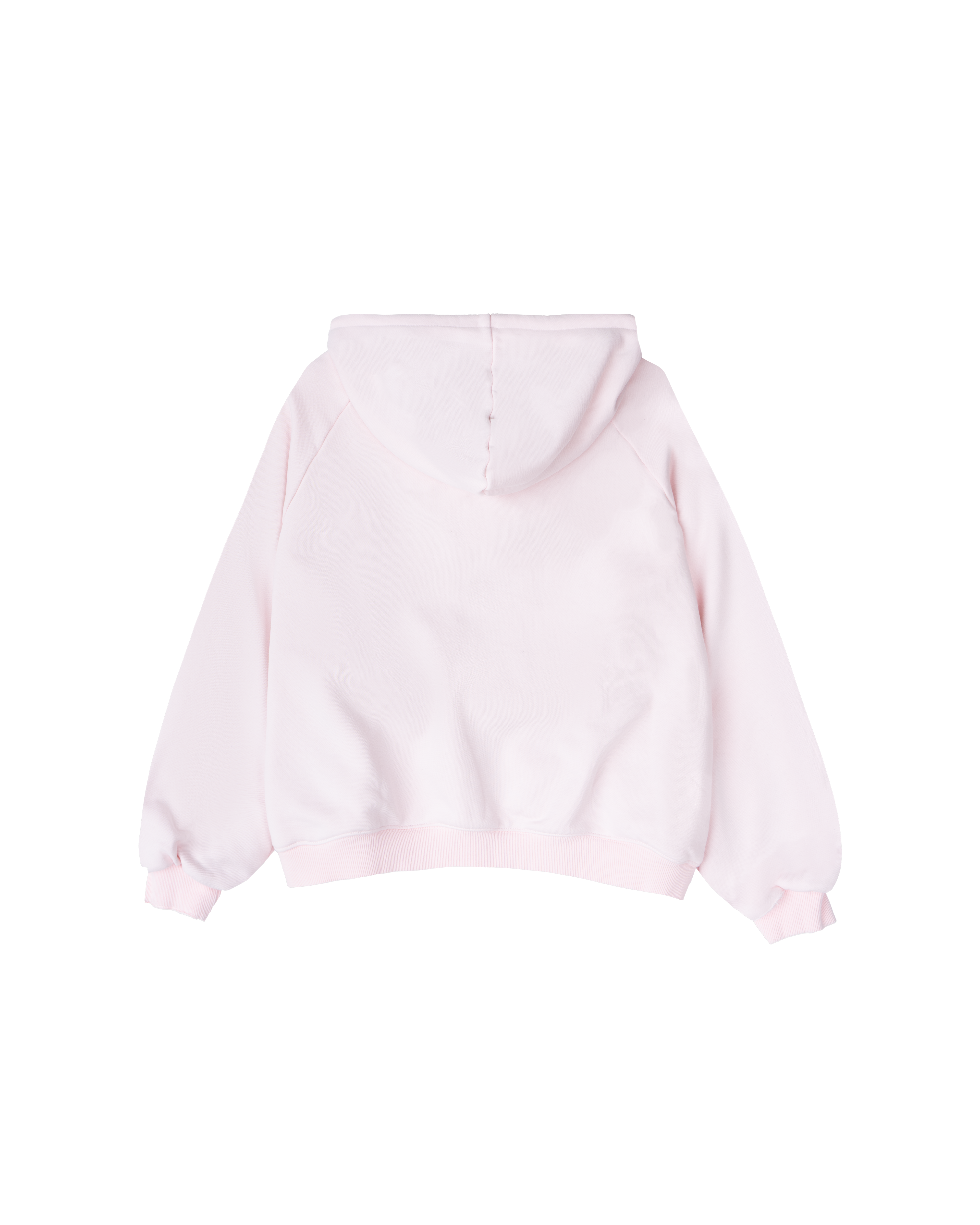 HENCH, floral thermal zip hoodie (pink)