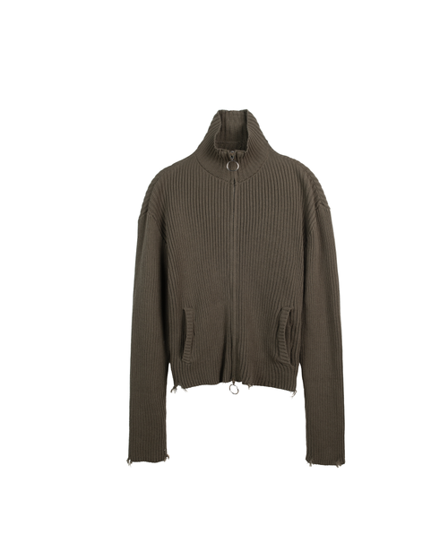 HENCH, knit zip (olive)