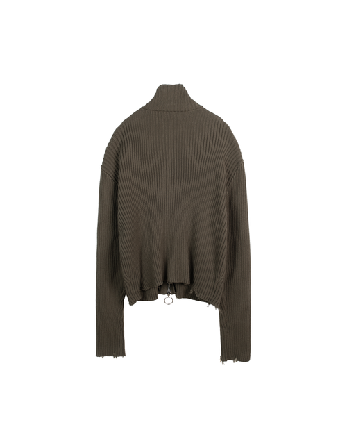 HENCH, knit zip (olive)