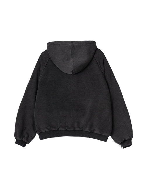 HENCH, thermal lined hoodie (vintage black)
