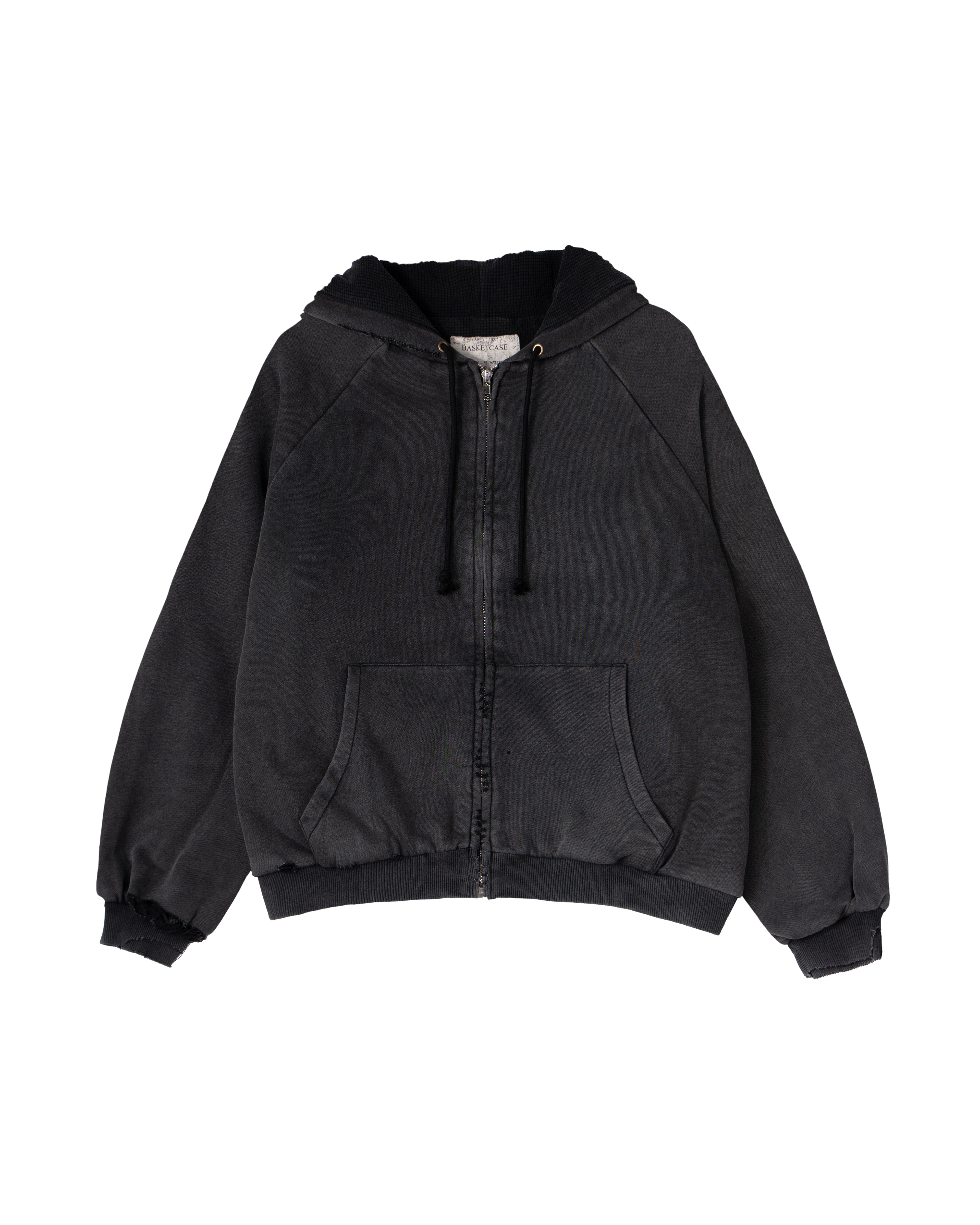 HENCH, thermal lined hoodie (vintage black)