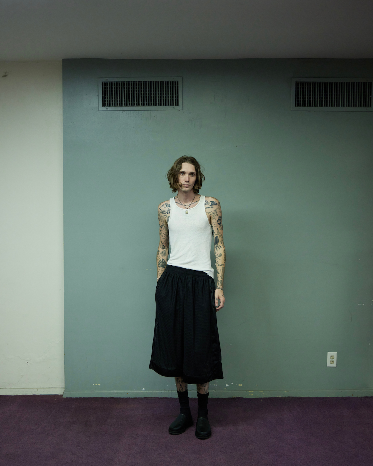 BAND1, oversized gym shorts