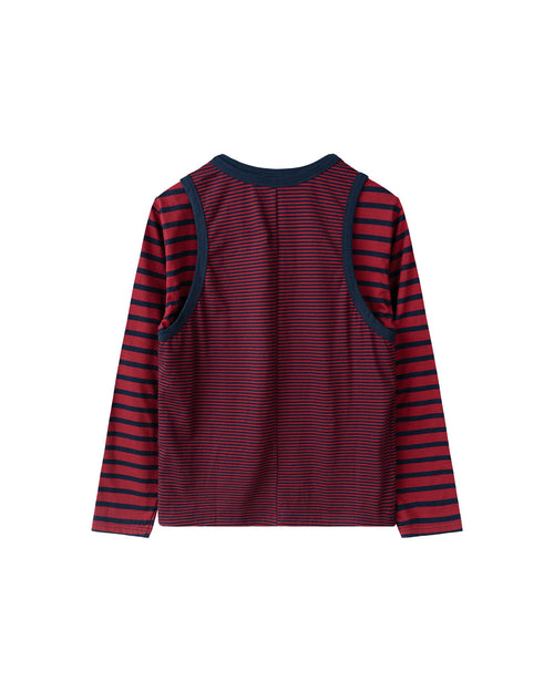 LAYERED, tank-tee (red)