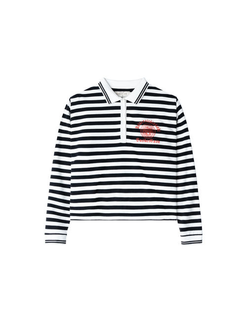 LIBER NOVUS, striped polo