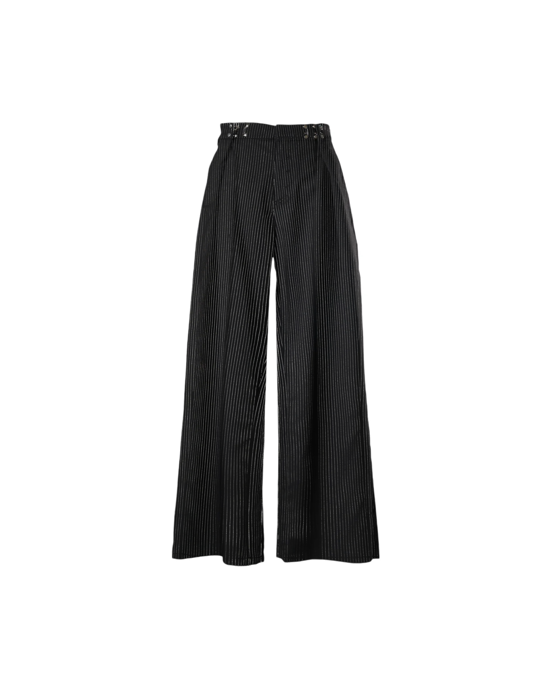 パンツ Basketcase CALDWELL SLACKS BLACK 30 CALDWELL, pinstripe slacks | BASKETCASE
