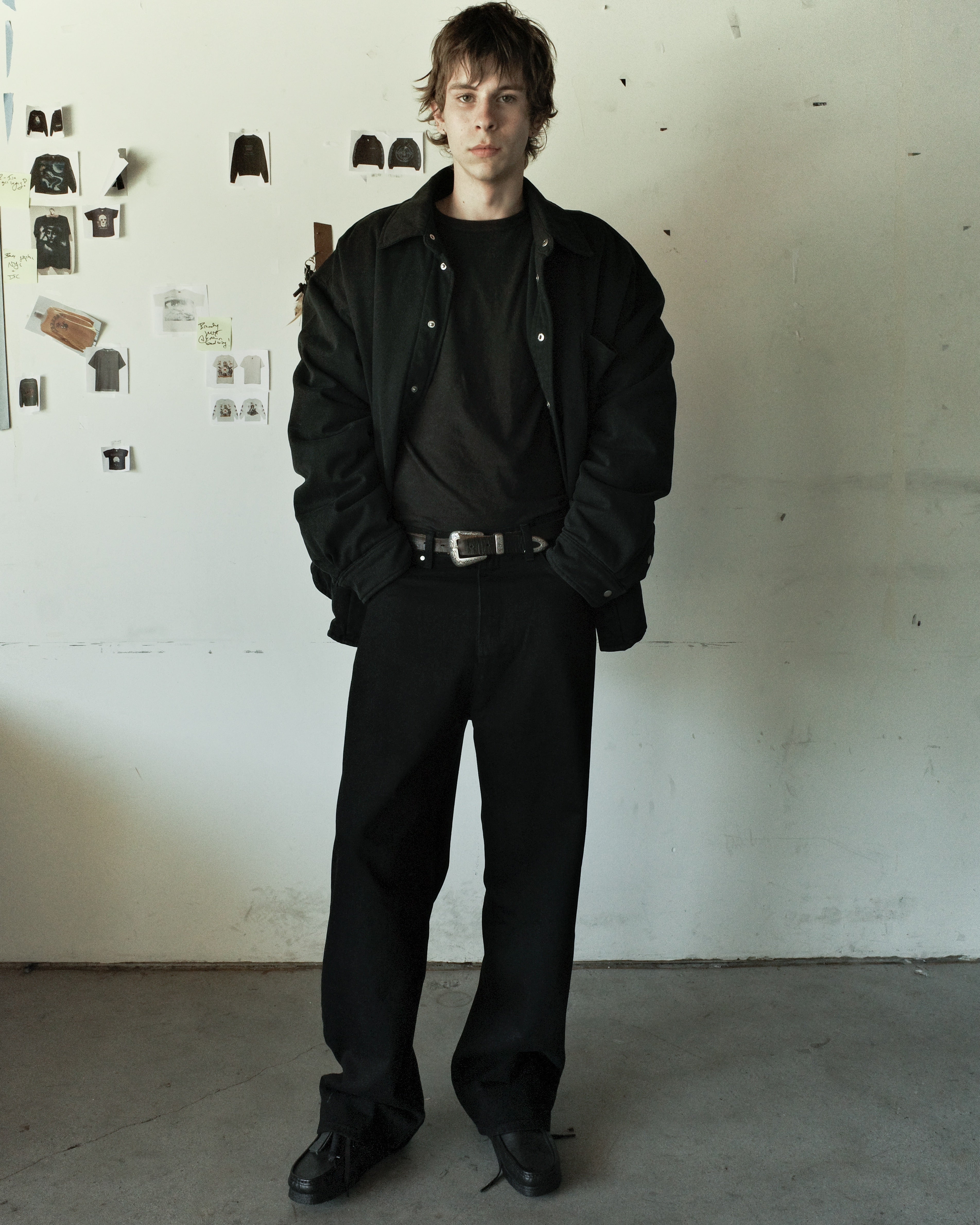 LAX, baggy denim (jet black)