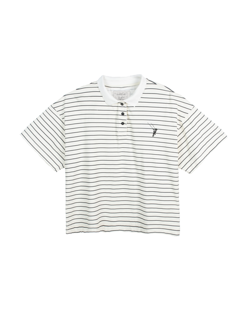 SWING, polo (white/black)