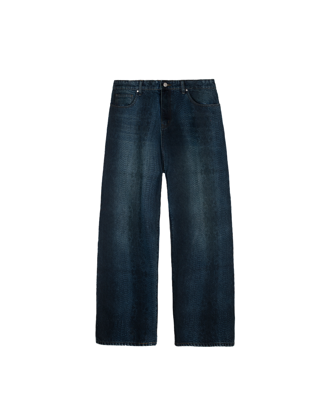 LAX, baggy denim (snakeskin)