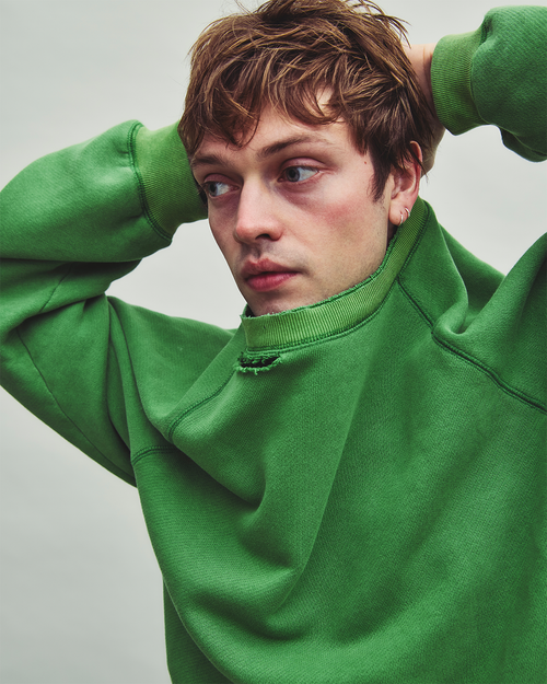 HENCH, raglan crewneck (kelly green)