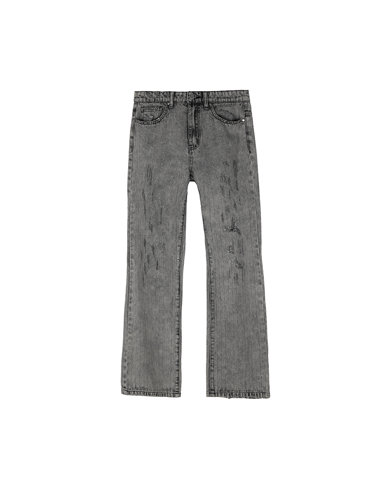 ZOMBIE, straight leg denim