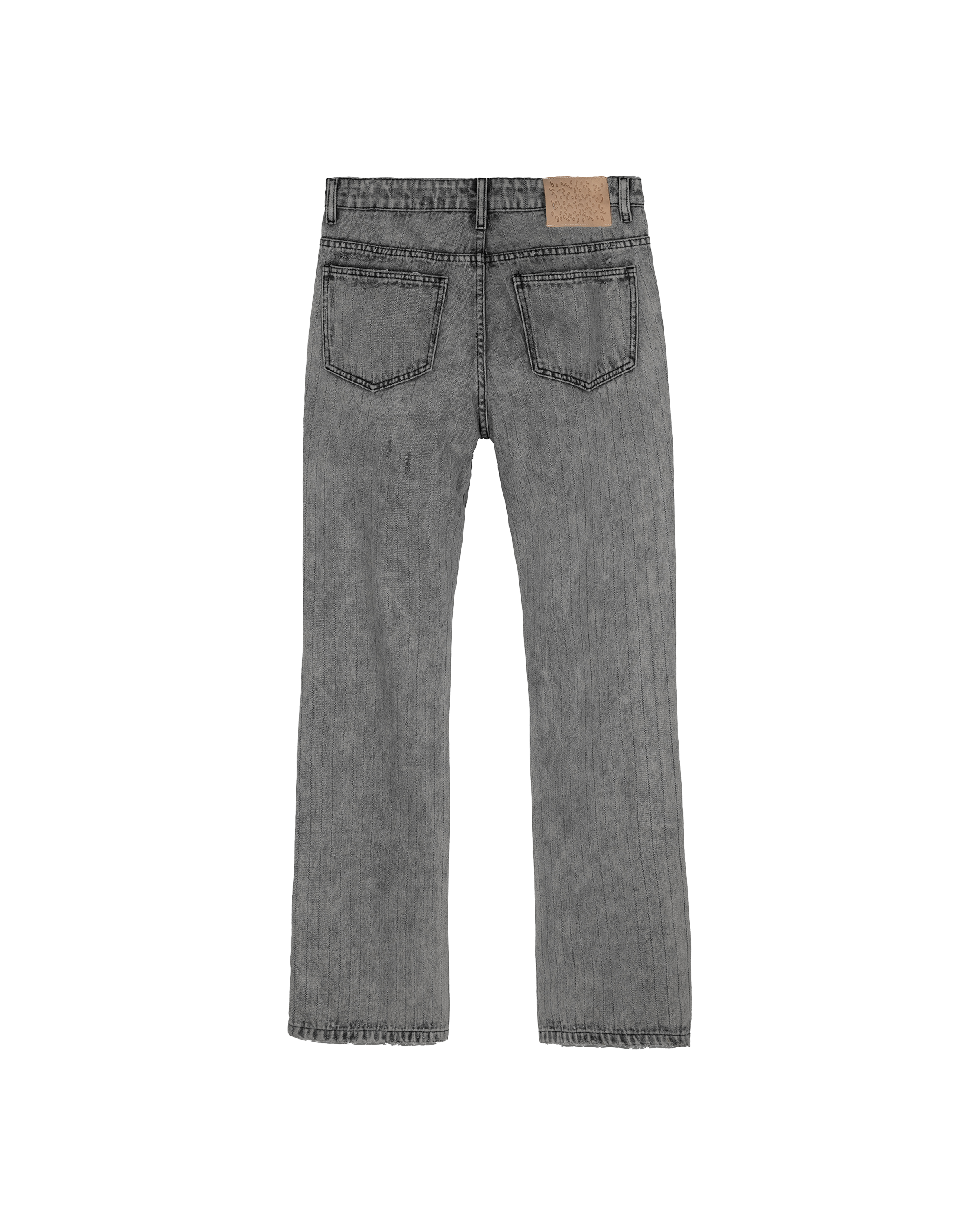 ZOMBIE, straight leg denim