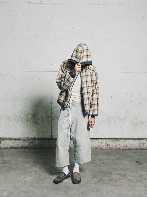 HENCH, plaid thermal lined hoodie