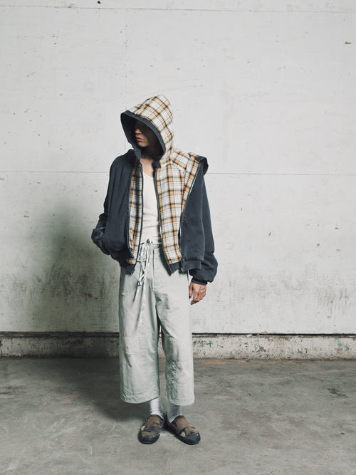 HENCH, plaid thermal lined hoodie