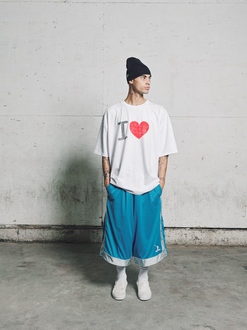BAND1, oversized gym shorts (carolina) (PRE-ORDER)